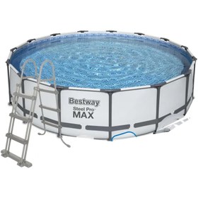 تصویر استخر پیش ساخته فریمی گرد BestWay 56488 BestWay 56488