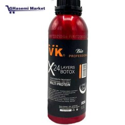 تصویر بوتاکس مو ۲۴ لایه وی کی VK BOTOX حجم 1400 میل 24-layer hair botox VK BOTOX volume 1400 ml