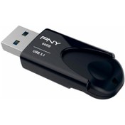 تصویر فلش مموری PNY USB3.1 مدل Attaché 4 ظرفیت 64 گیگابایت ا PNY Attaché 4 USB3.1 Flash Drive - 64GB PNY Attaché 4 USB3.1 Flash Drive - 64GB