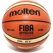 تصویر توپ بسکتبال چرمی سایز 6-طرح مولتن PL6X 
