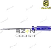 تصویر پیچ گوشتی دوسو 150*6 دسته کریستالی جی تک JeTech 