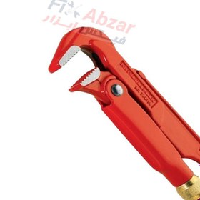 تصویر آچار دو دسته روتنبرگر سایز 2 اینچ فک 90 درجه Rothenberger 90° Corner Pipe Wrench 2 INCH