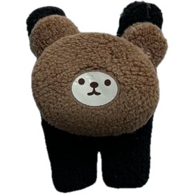 تصویر تکه‌دوزی حوله‌ای طرح خرس 