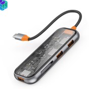 تصویر هاب آداپتور تایپ سی 5 پورت ویوو مدل wiwu Cyber HUB 5 in 1 USB-C ا wiwu Cyber HUB 5 in 1 USB-C wiwu Cyber HUB 5 in 1 USB-C