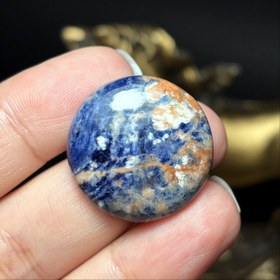 تصویر نگین سنگ سودالیت معدنی کد Z7161 