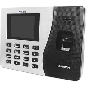 تصویر دستگاه حضور و غیاب مدل KTA-260 کارابان Karaban KTA-260 time attendance device