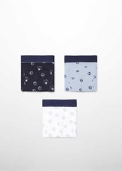 تصویر باکسر پسرانه مانگو بیبی فاق نرمال طرح دار | MANGO Baby 67020666 