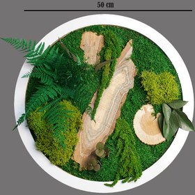 تصویر تابلو ماس وال گرد 