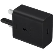 تصویر شارژر سامسونگ تایپ-سی سه‌پین اصلی اورجینال 25 وات - fast charge 
