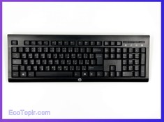 تصویر k2500 Hp wireless keyboard | کیبورد بدون سیم k2500 اچ پی | کیبورد بیسم اچ پی مدل k2500 | کیبورد وایرلس hp مدل k2500 