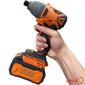 تصویر پیچ گوشتی شارژی ضربه ای براش لس 20 ولت آنکور مدل DCL1 Anchor DCL1 Cordless Impact Screw Driver