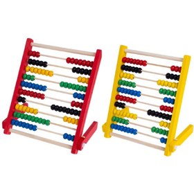 تصویر چرتکه چوبی پایه دار 