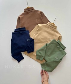 تصویر اسپرت/یقه اسکی - سایز۵:پهنا۳۲/بلندی۴۴ / سفید 