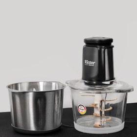 تصویر خردکن دوکاسه ویکتور مدل VK1007CH با ۹ تیغه 