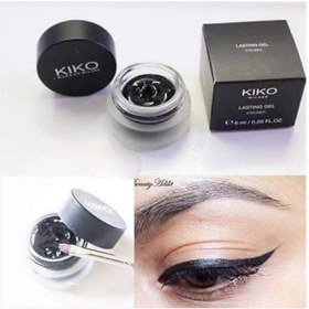 تصویر خط چشم ژله ای کیکو black اورجینال ا Gel Eyeliner Kiko Milano Gel Eyeliner Kiko Milano