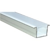 تصویر چراغ خطی لاینر 20 وات توکار کد HSE 131-8 رنگ بدنه مشکی