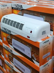 تصویر بخاری برقی دیواری نوا اصلی طرح اسپیلت فن هیتر Nova Wall-mounted Split Design Electric Heater and Fan Heater