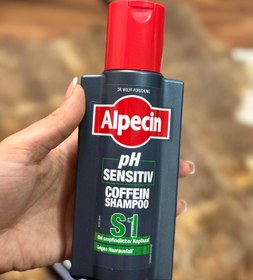 تصویر شامپو کافئین آلپسین مدل S1 Sensitive Alpecin PH sensitive Coffein Shampoo