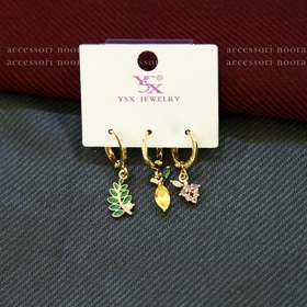 تصویر پک گوشواره برند ysx مدل بهار کد 143 ا Spring model ysx earring pack code 143 Spring model ysx earring pack code 143