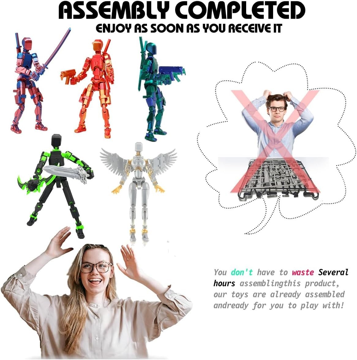 خرید و قیمت T13 Action Figure Set (Assembly Completed) 3D