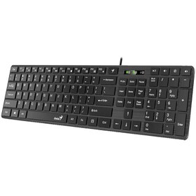 تصویر صفحه کلید باسیم جنیوس مدل SlimStar 126 SlimStar 126 Wired keyboard