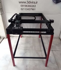 تصویر دستگاه لیزر حکاکی و برش 160w 100*70 با میز کار 