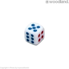 تصویر تاس سفید کوچک 