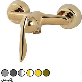 تصویر شیر توالت طوفان فلز مدل صدف - طلایی Tofan Felez Toilet Faucet Sadaf Model