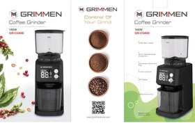 تصویر آسیاب قهوه گریمن مدل GR-CG600 GRIMMEN GR-CG600