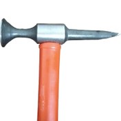 تصویر چکش افغانی صافکاری مدل تبری بلند فولادی بی رنگ کد 96-12 Colorless smoothing hammer PDR