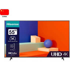 تصویر تلویزیون۵۵اینچ هایسنس مدلA62KSدوگیرنده فورکی اسمارت Hisense 55A62KS LEDTV smart TV