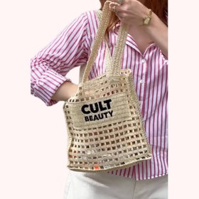 تصویر کیف حصیری CULT beauty 