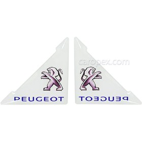 تصویر ضربه گیر اسپرت لبه درب خودرو ژله ای پژو Peugeot شفاف بسته 2 عددی 