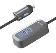 تصویر شارژر فندکی گرین لاین Triple QC And PD 100W Green Lion Triple QC & PD 100W Car Charger