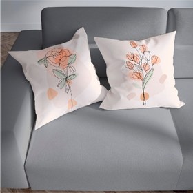 تصویر کوسن کد K264 مینیمال_گلدار