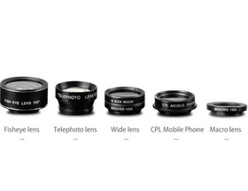 تصویر کیت لنز موبایل ۵ تایی ایبولو Iboolo 5-in-1 Mobile Lens Kit 