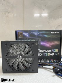 تصویر پاور Raidmax مدل RX-735AP نیمه ماژولار ( استوک ) 