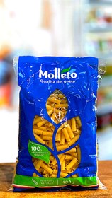 تصویر ماکارونی طرح لوله ای 400 گرمی Molleto 