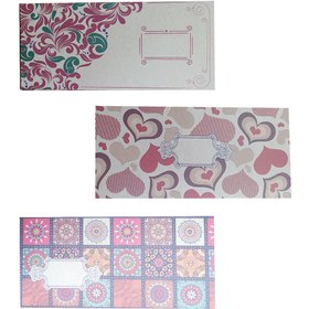 تصویر پاکت پول طرح گل 