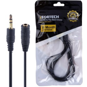 تصویر کابل افزایش طول صدا Ifortech 1.5m Ifortech 1.5m Male To Female AUX Cable