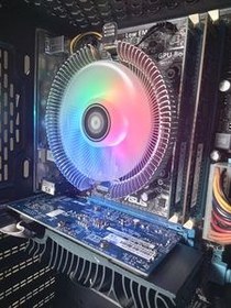 تصویر کیس گیمینگ H61/Core i3/8GB/GT730/SSD/HDD 