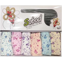 تصویر شورت زنانه سابد نخی ۱۰۰٪ سایز لارج 