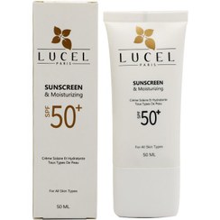 تصویر کرم ضدآفتاب انواع پوست فاقد رنگ SPF 50 لوسل 