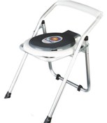 تصویر توالت فرنگی تاشو آلومینیوم رسا 