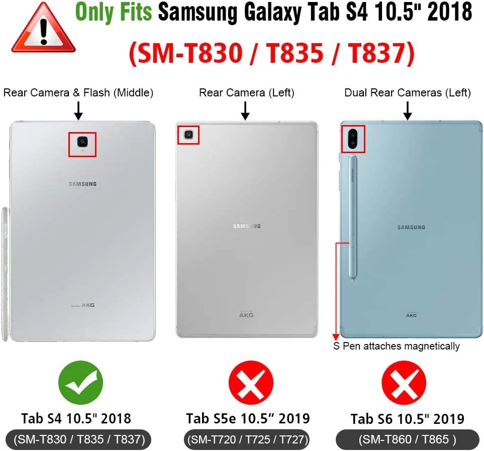 خرید و قیمت کیبورد کیبورد Fintie برای Samsung Galaxy Tab S4 10.5