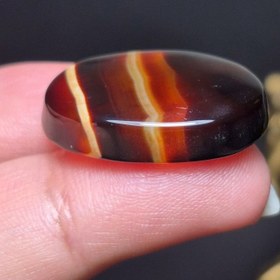 تصویر نگین سنگ عقیق خراسانی معدنی کد Z7125 