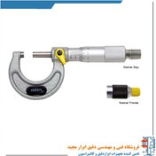 تصویر میکرومتر خارج سنج ورنیه 0 تا 25 آسیموتو Asimeto ASIMETO OUTSIDE MICROMETER 0-25 mm