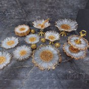 تصویر سرویس ظروف پذیرایی مدل عروس جنس رزین اپوکسی - ۶عدد پیش دستی Servise zorofe pazirayie rezini