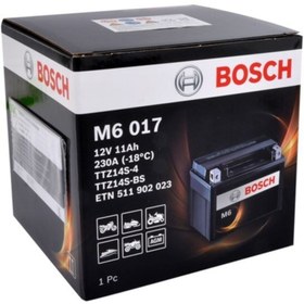 تصویر باطری M6 Ytz14S 4 Bs 12V 11 Ah نبرد موتور سیکلت Bosch 