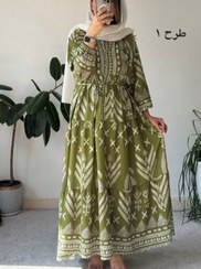 تصویر سرمه کالکشن - پیراهن ماکسی روشا 8 